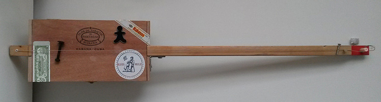 Handcraft cigar box guitar made by One String Is Enough