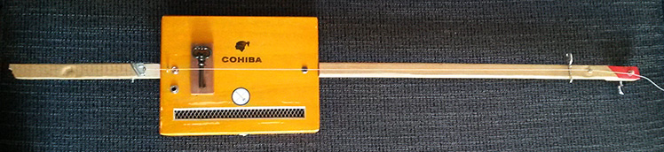 Handcraft Cohiba cigar box guitar made by One String Is Enough